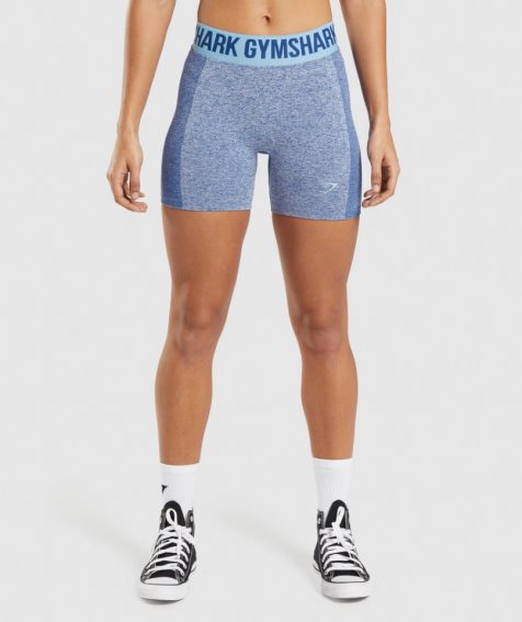 Women's Gymshark Flex Shorts Blue | CA D0A31N